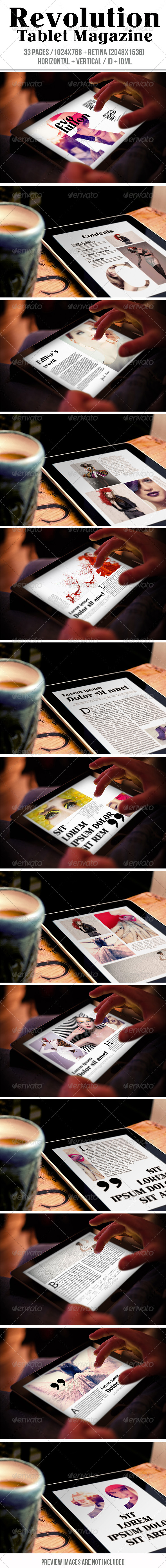 GraphicRiver Tablet Revolution Magazine 7894669 GraphicRiver Tablet Revolution Magazine 7894669