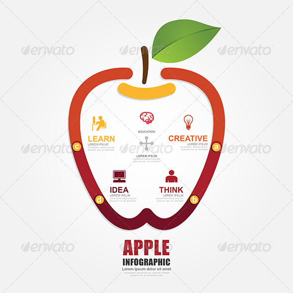 GraphicRiver Infographics Vector Apple Design Diagram Line 7905026 GraphicRiver Infographics Vector Apple Design Diagram Line 7905026