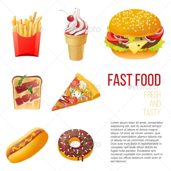 Fast Food Icons Fast Food Icons