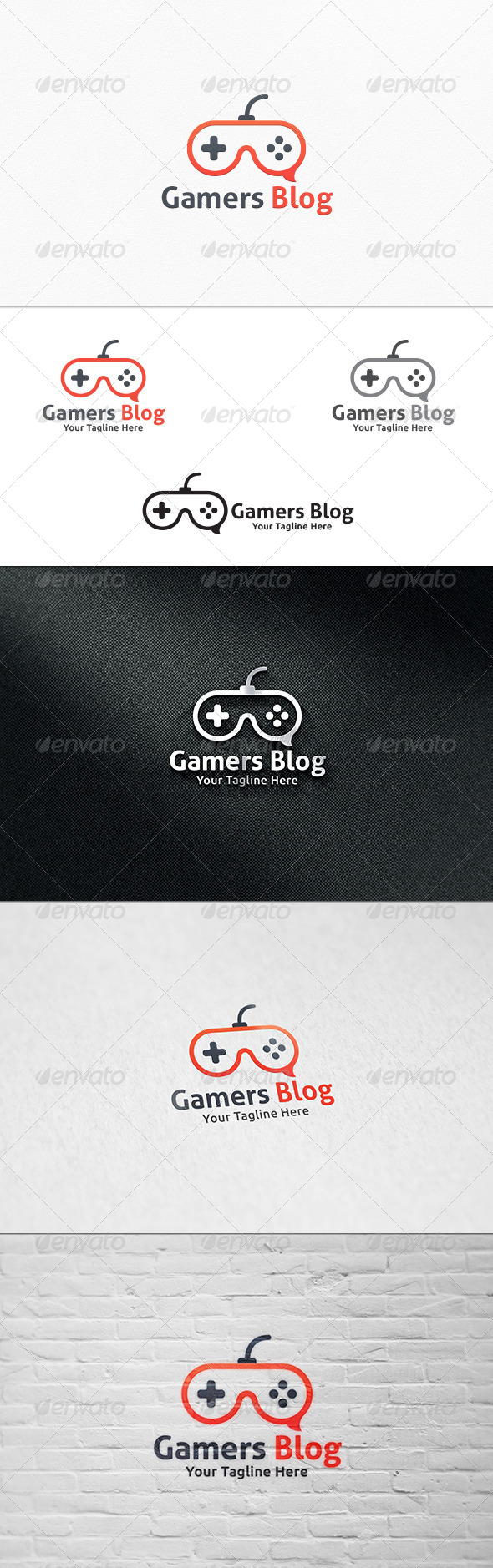 Gamers Blog - Logo Template