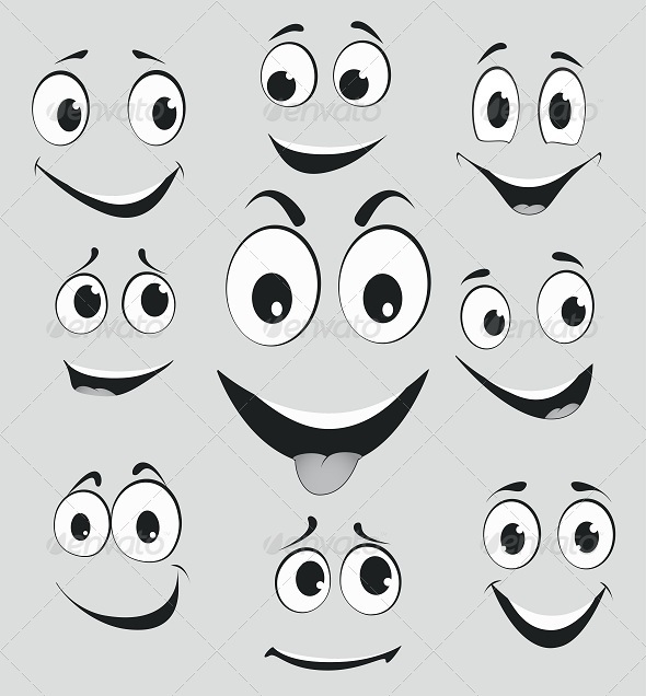 Facial Expressions Cartoon Face Emotions Facial Expressions Cartoon Face Emotions