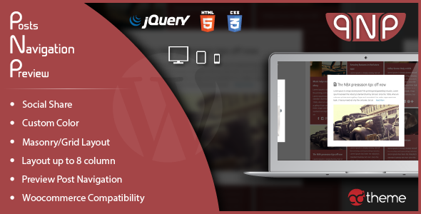 Post Navigation Preview - CodeCanyon Item for Sale