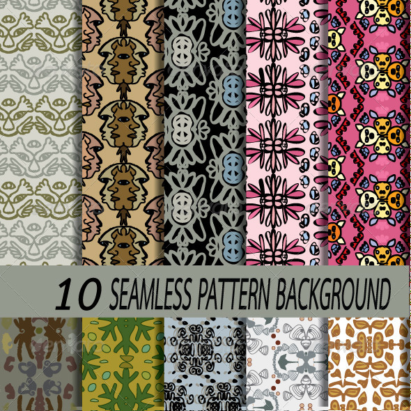Abstract Seamless Pattern Backgrounds Abstract Seamless Pattern Backgrounds