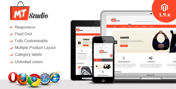 MT Studio Fluid Responsive Magento Theme MT Studio Fluid Responsive Magento Theme