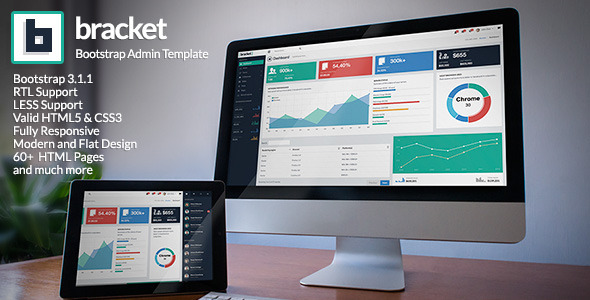 Bracket Responsive Bootstrap 3 Admin Template - Admin Templates Site Templates