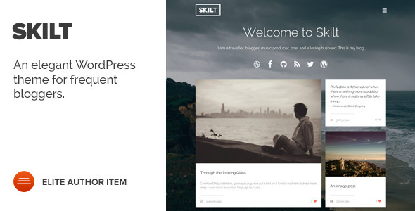 Skilt - A WordPress theme for Frequent Bloggers