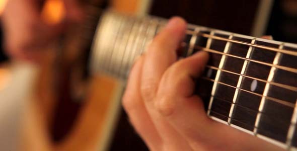 Man Playing Guitar Man Playing Guitar