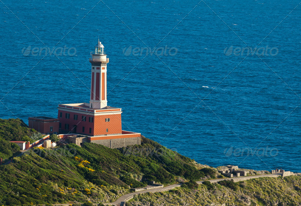 Lighthouse of Capri Island, Italy, Europe (Misc) Photo Download