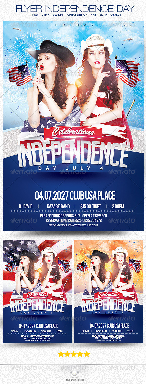 Flyer Independence Day - Events Flyers