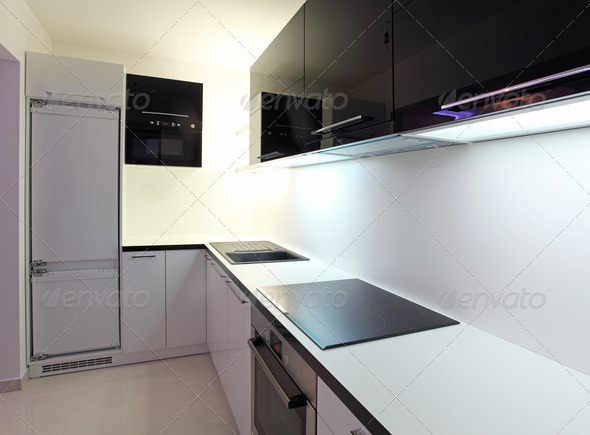 Modern kitchen in luxury Australian mansion