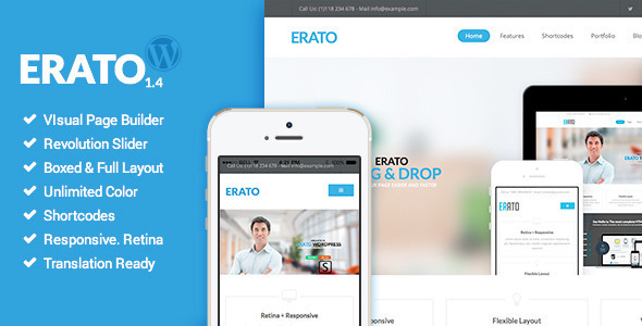 Erato - Multipurpose WordPress Theme