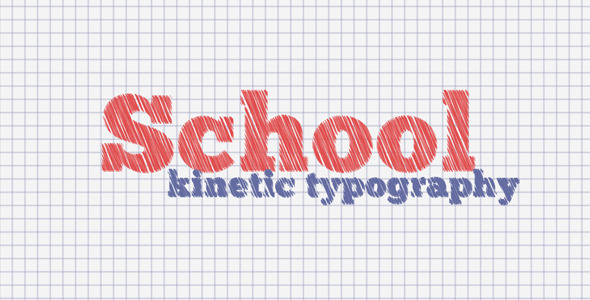 School Kinetic Typography School Kinetic Typography
