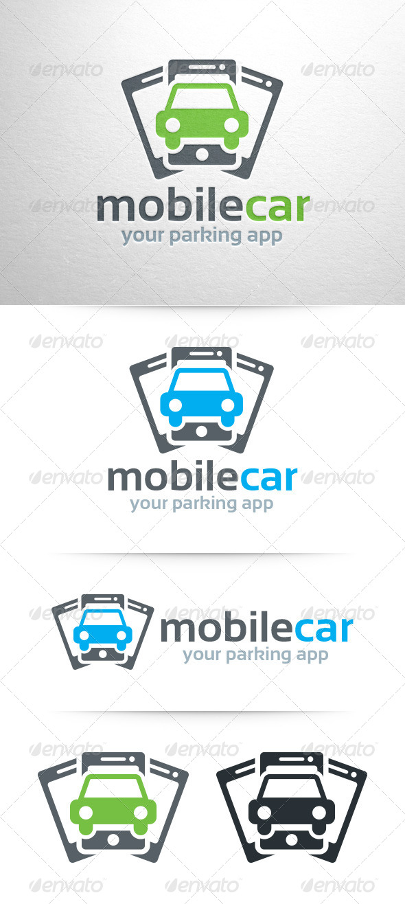 Mobile Car Logo Template