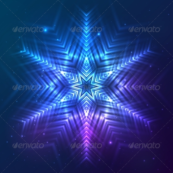 Cosmic Shining Vector Abstract Snowflake Cosmic Shining Vector Abstract Snowflake