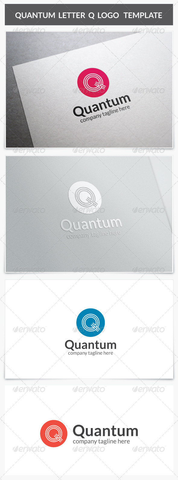 Quantum Letter Q Logo Quantum Letter Q Logo