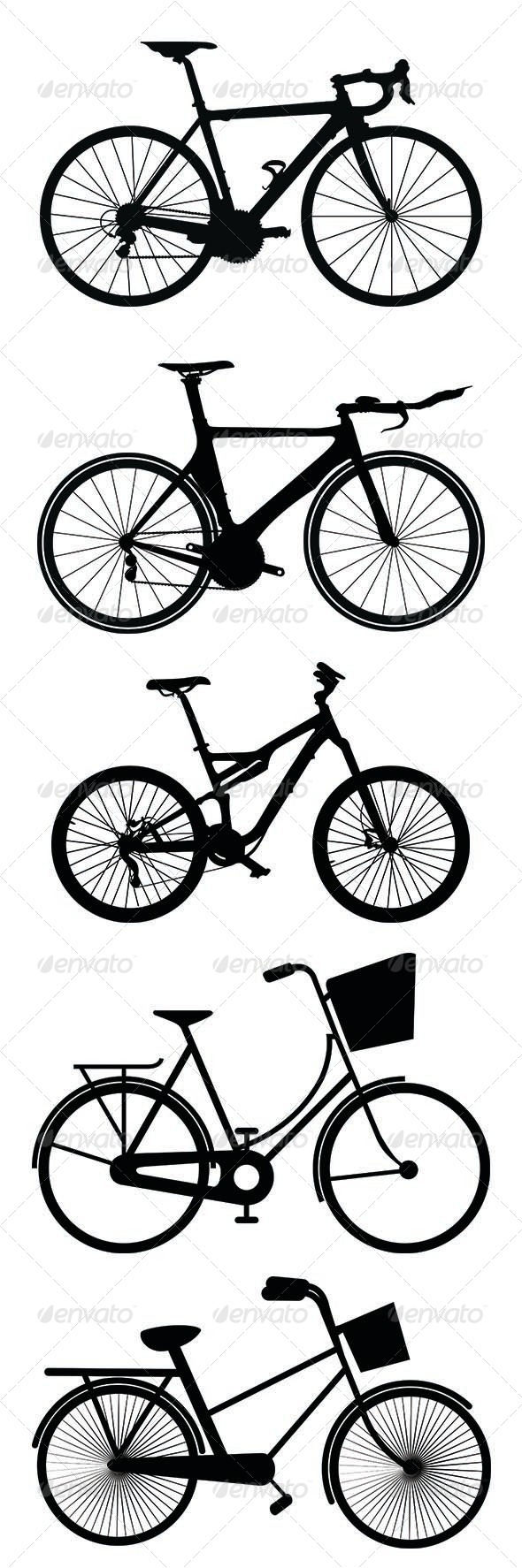 Bicycle Silhouettes