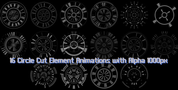 Circle Cut Elements Pack Circle Cut Elements Pack