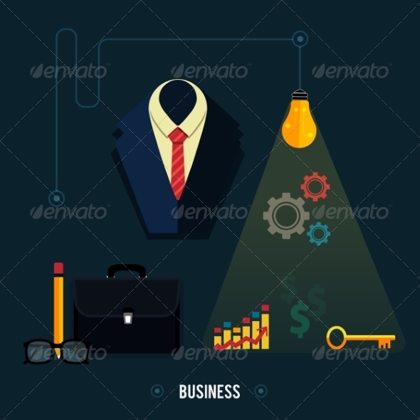 Icons for Business Concept Icons for Business Concept