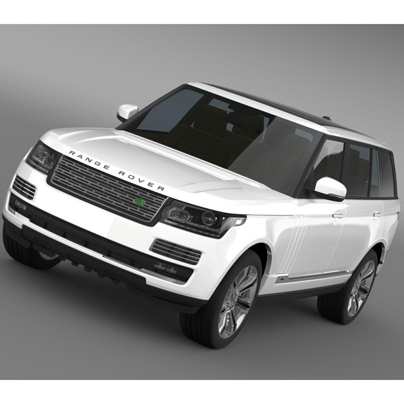 Range Rover Autobiography Black LWB L405 - 3DOcean Item for Sale