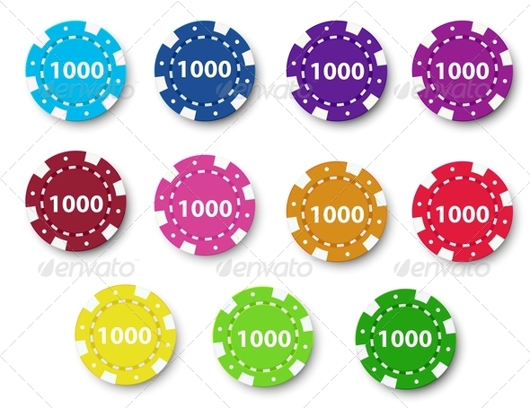 Group of Poker Chips