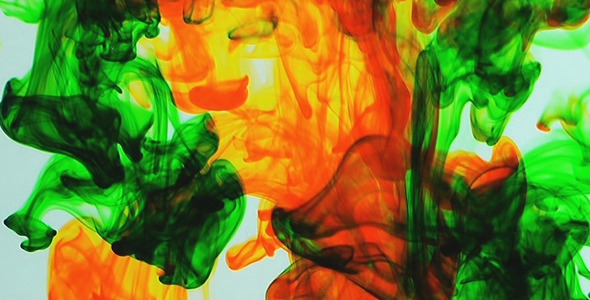 Colorful Ink Spread in Underwater 1 Colorful Ink Spread in Underwater 1