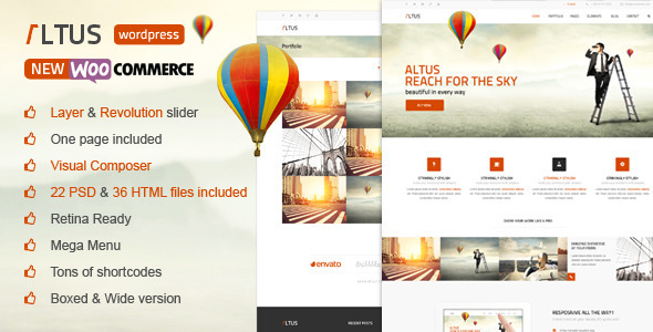 Altus - Multi-Purpose WordPress Theme