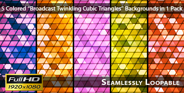 Broadcast Twinkling Cubic Triangles Pack 01 Broadcast Twinkling Cubic Triangles Pack 01