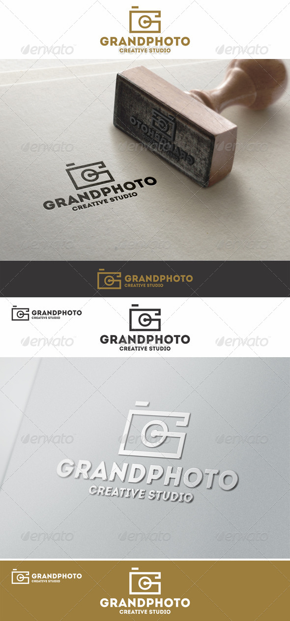 Grand Photo Logo G Letter Grand Photo Logo G Letter