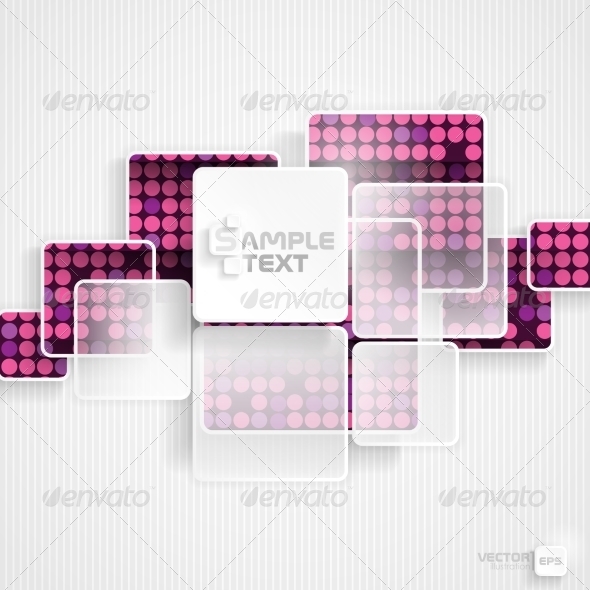 Square Element On Stripes Background Square Element On Stripes Background
