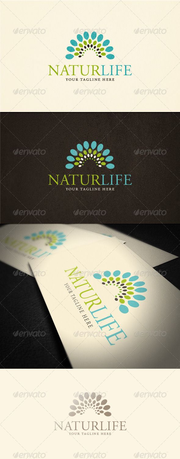 Naturlife Logo Template - Vector Abstract