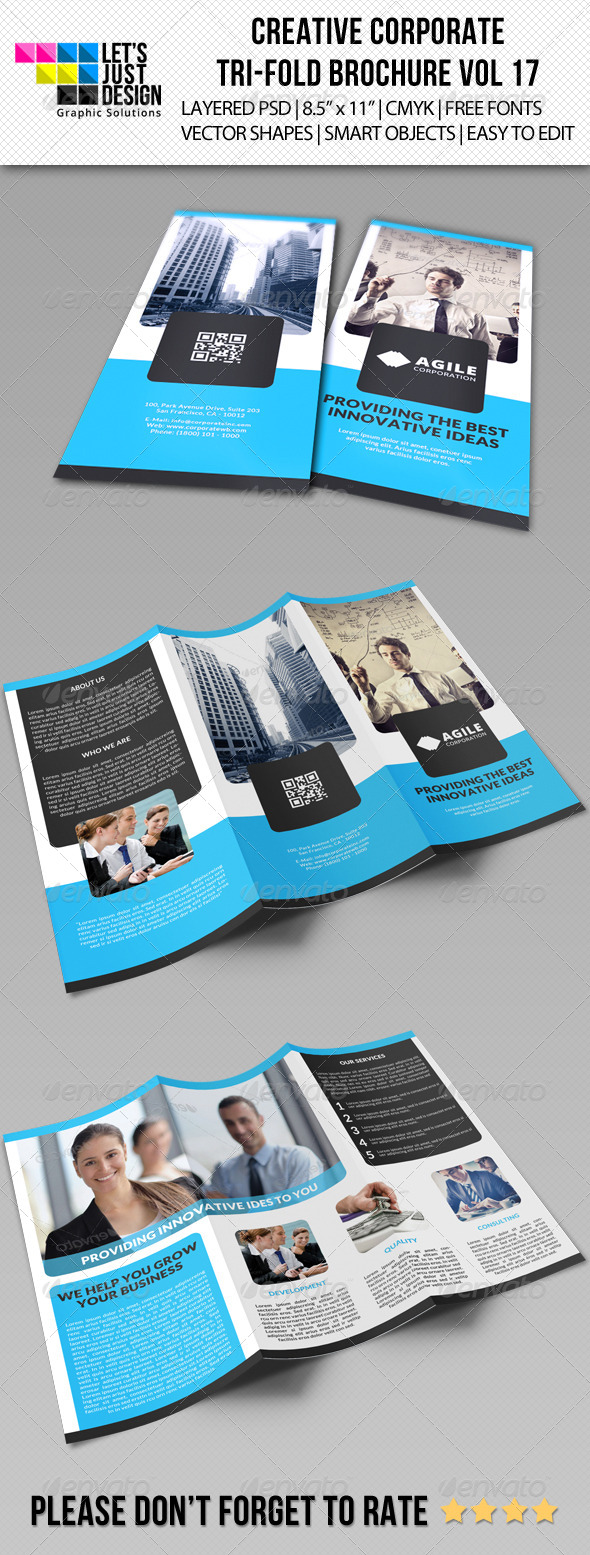 GraphicRiver Creative Corporate Tri-Fold Brochure Vol 17 7974341 GraphicRiver Creative Corporate Tri-Fold Brochure Vol 17 7974341