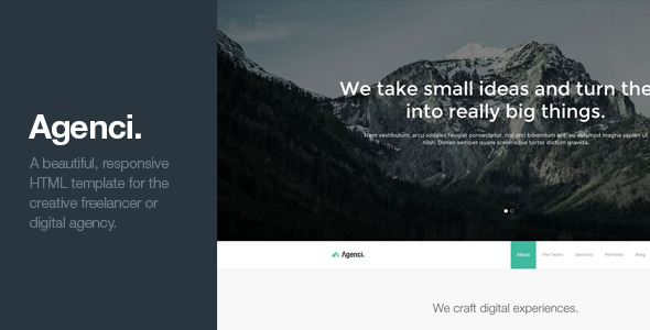 ThemeForest Agenci One Page Responsive HTML Template 7974378 ThemeForest Agenci One Page Responsive HTML Template 7974378