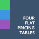 Flat Pricing Tables Flat Pricing Tables - GraphicRiver Item for Sale