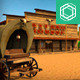 Low Poly Cartoonish Western Pack Low Poly Cartoonish Western Pack - 3DOcean Item for Sale