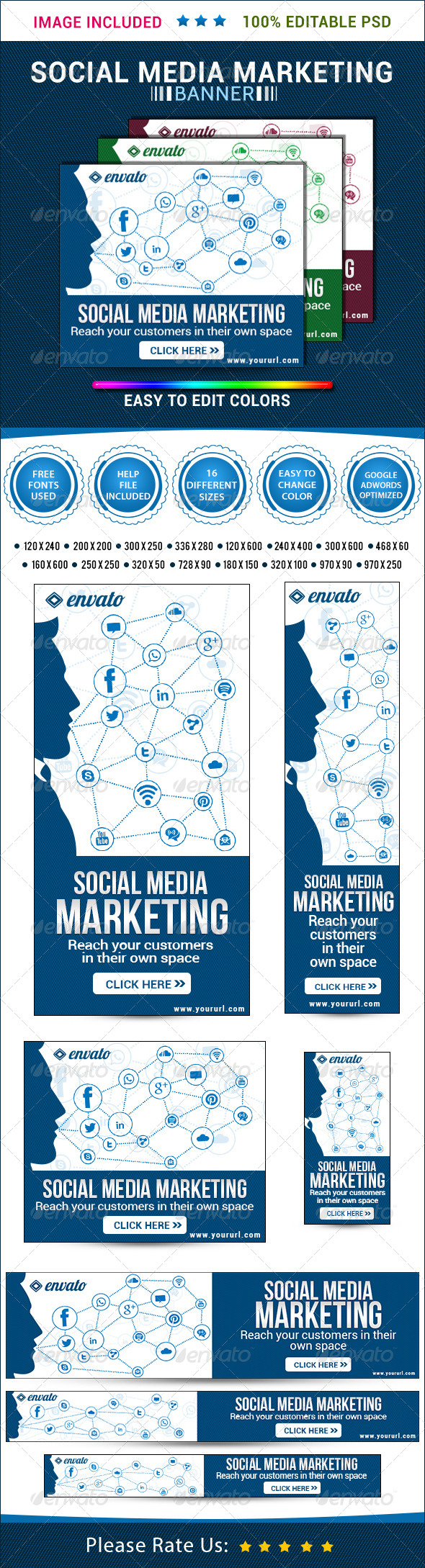 Social Media Marketing Banners Social Media Marketing Banners