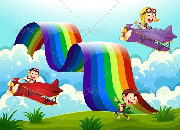 Monkeys Planes and a Rainbow Monkeys Planes and a Rainbow