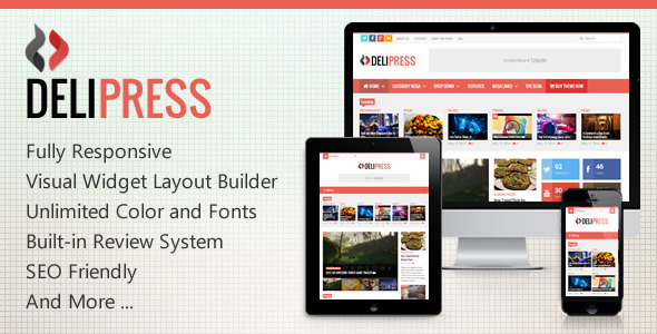 Delipress - Magazine and Review WordPress Theme - News / Editorial Blog / Magazine