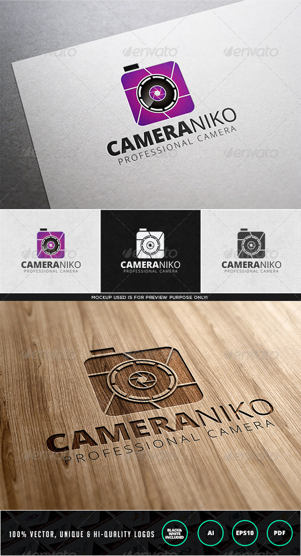 Cameraniko Logo Template - Objects Logo Templates