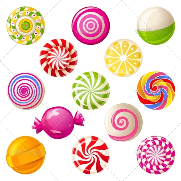 GraphicRiver Lollipops 7982183 GraphicRiver Lollipops 7982183