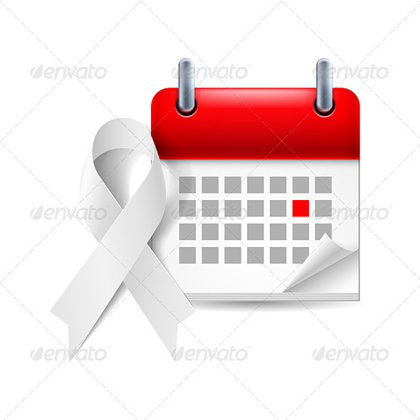 Awareness Ribbon and Calendar