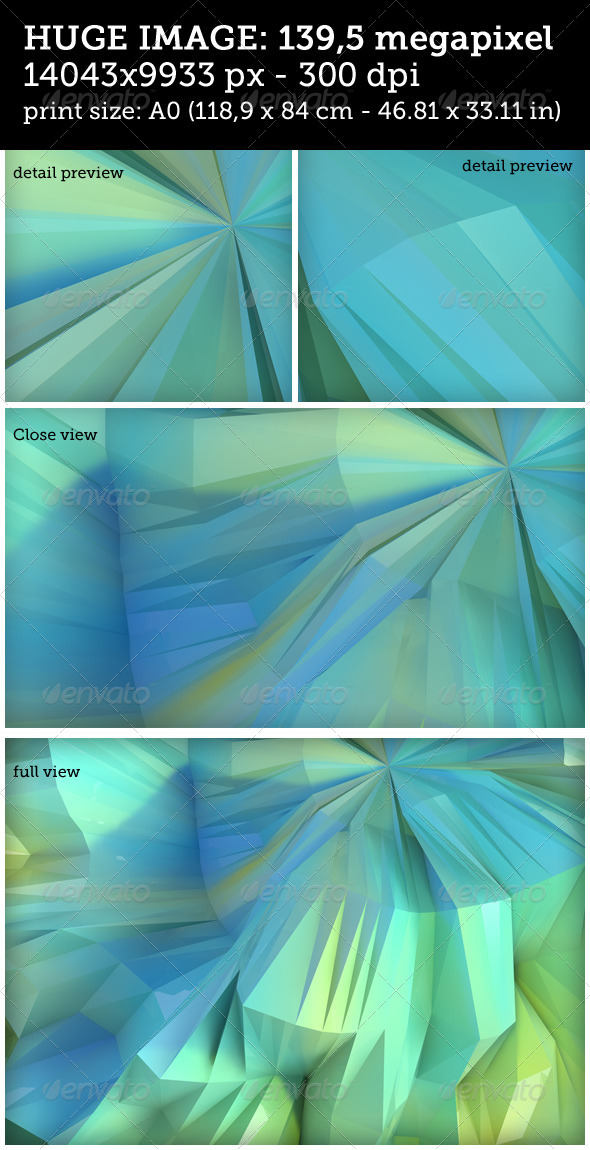 GraphicRiver Huge Low Poly Blue and Green Reflective Background 7985723 GraphicRiver Huge Low Poly Blue and Green Reflective Background 7985723