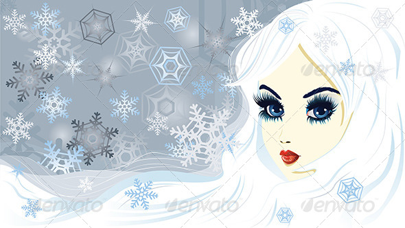 GraphicRiver Snow Queen 7987350 GraphicRiver Snow Queen 7987350