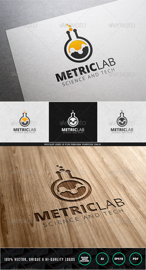 Metric Lab Logo Template - Objects Logo Templates