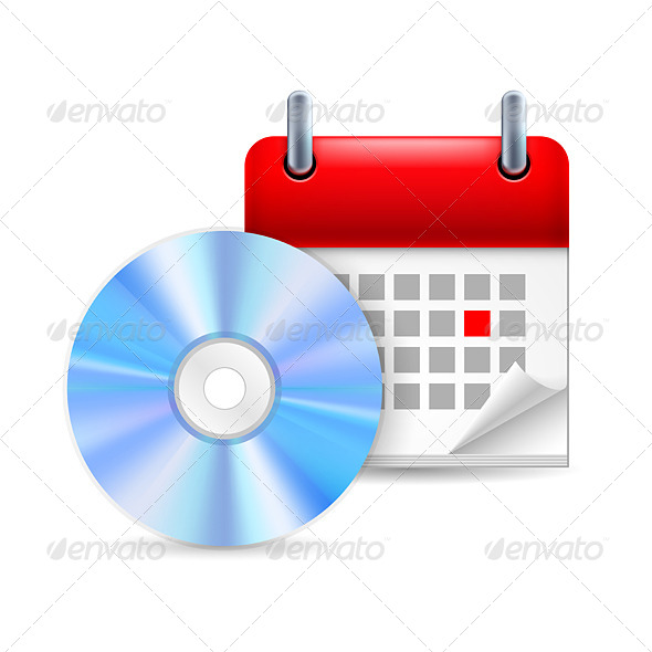 GraphicRiver CD and Calendar 7988217 GraphicRiver CD and Calendar 7988217