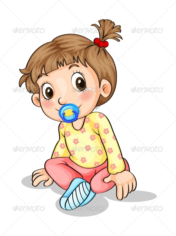 GraphicRiver Toddler with a Pacifier 7989028 GraphicRiver Toddler with a Pacifier 7989028