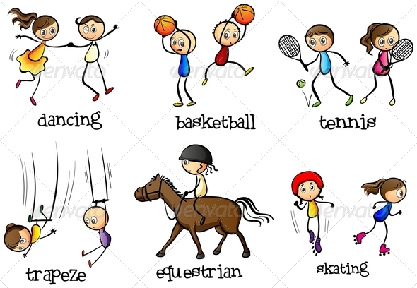 GraphicRiver Indoor and Outdoor Activities 7989068 GraphicRiver Indoor and Outdoor Activities 7989068