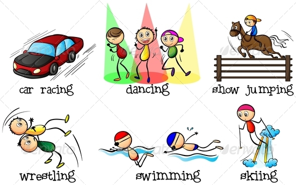 GraphicRiver Different Physical Activities 7989333 GraphicRiver Different Physical Activities 7989333