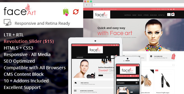 ThemeForest Face Art Prestashop Responsive Theme 7989528 ThemeForest Face Art Prestashop Responsive Theme 7989528