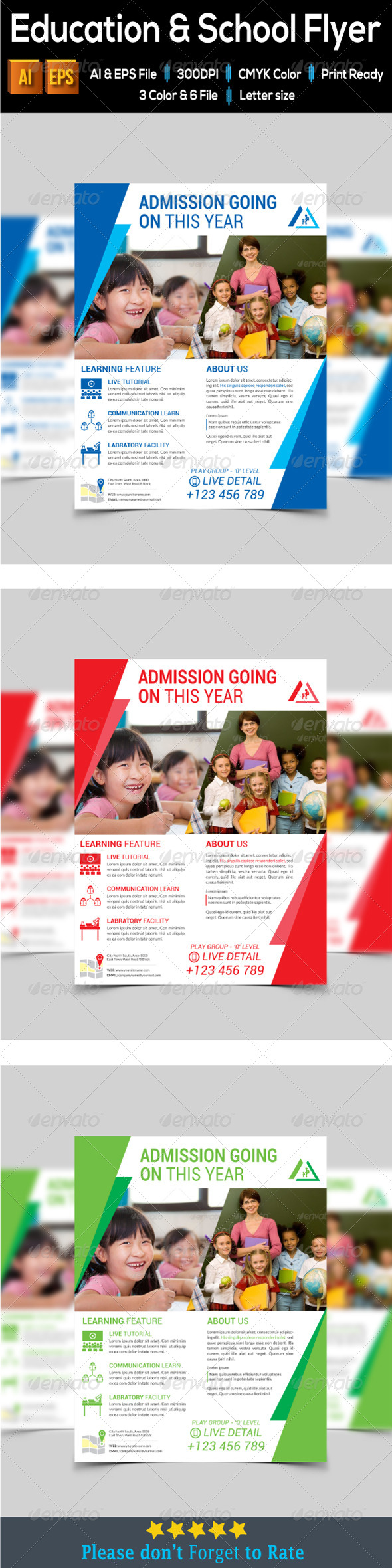 GraphicRiver Education & School Flyer 7989589 GraphicRiver Education & School Flyer 7989589