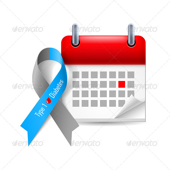 Awareness Ribbon and Calendar